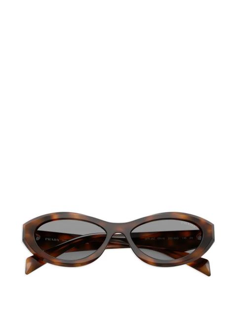 Prada Eyewear oval-frame sunglasses - Brown
