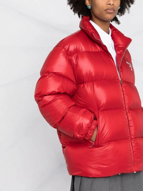 Prada Re-Nylon puffer jacket - Red