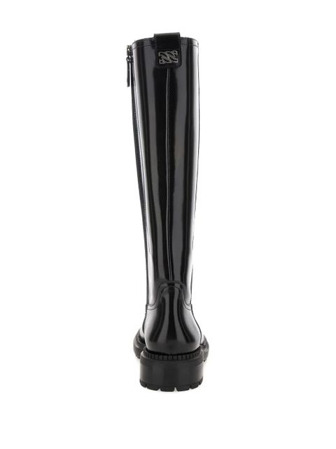 Casadei zip-up leather boots - Black - zdjęcie produktu nr 2
