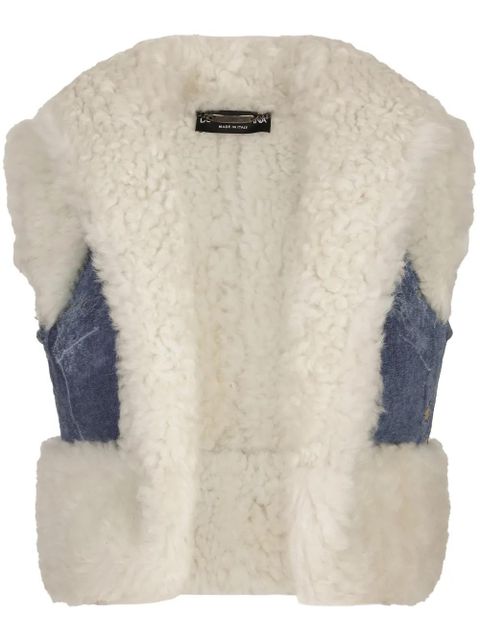 Dolce & Gabbana denim cropped gilet - Blue - zdjęcie produktu nr 1