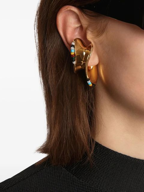 KHAITE beaded shadow ear cuff - Gold - zdjęcie produktu nr 2