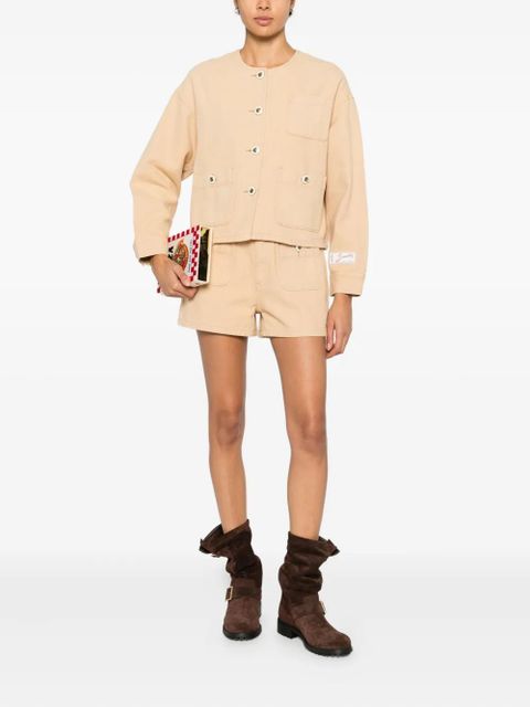 SANDRO pocket cotton jacket - Neutrals - zdjęcie produktu nr 2