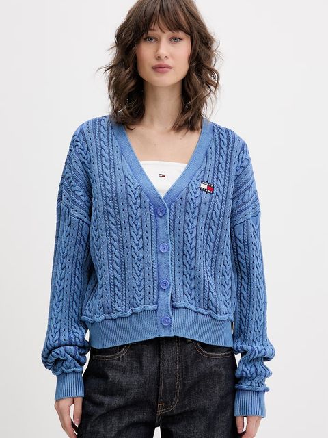Tommy Jeans kardigan damski bawełniany - zdjęcie produktu nr 1