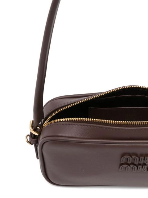 Miu Miu leather mini bag - Brown - zdjęcie produktu nr 2