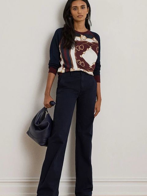 Lauren Ralph Lauren spodnie bawełniane