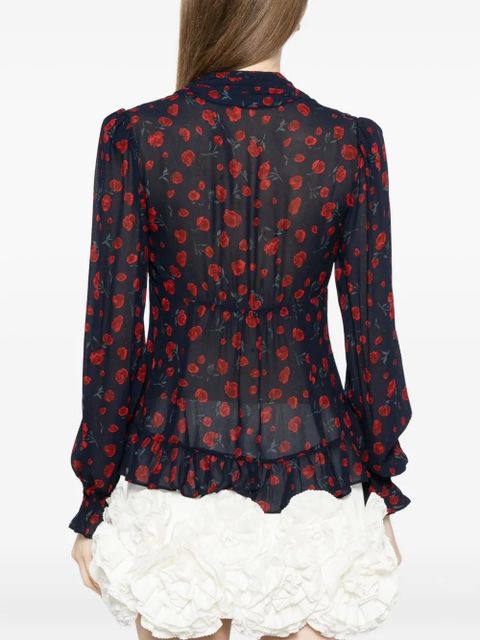 Reformation Mads oversized top - Blue