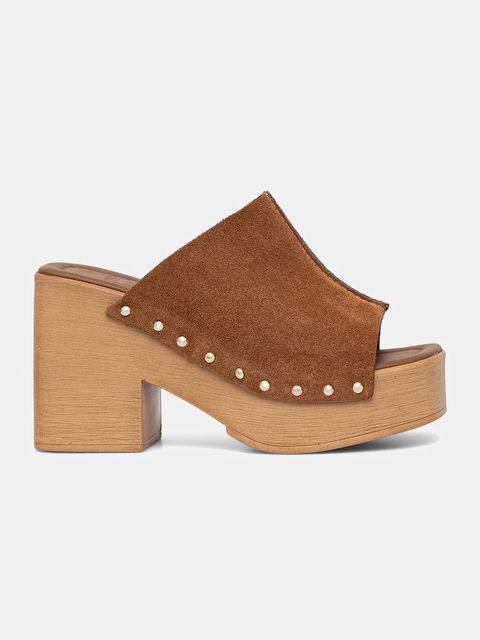 Answear.LAB klapki damskie zamszowe - zdjęcie produktu nr 1