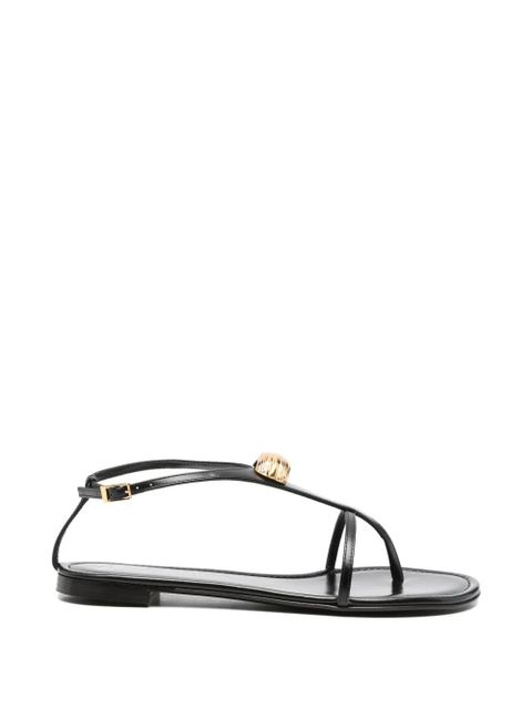 Giuseppe Zanotti hardware-embellished sandals - Black - zdjęcie produktu nr 1