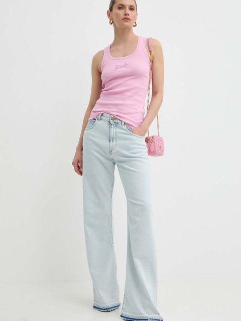 Pinko top Answear Exclusive damski kolor różowy 100807 A22R