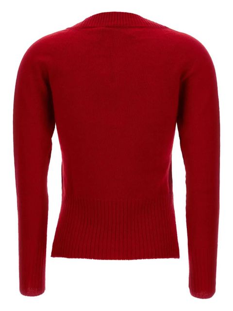 Simone Rocha scoop-neck cashmere sweater - Red - zdjęcie produktu nr 2