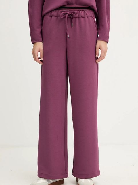 United Colors of Benetton spodnie dresowe kolor fioletowy melanżowe 3QAFDF01D - zdjęcie produktu nr 1