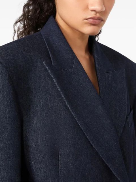 Sportmax double-breasted blazer - Blue