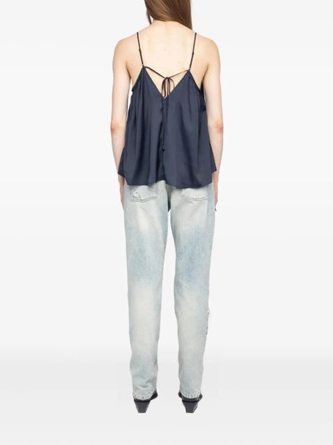 Zadig&Voltaire Cym satin top - Blue
