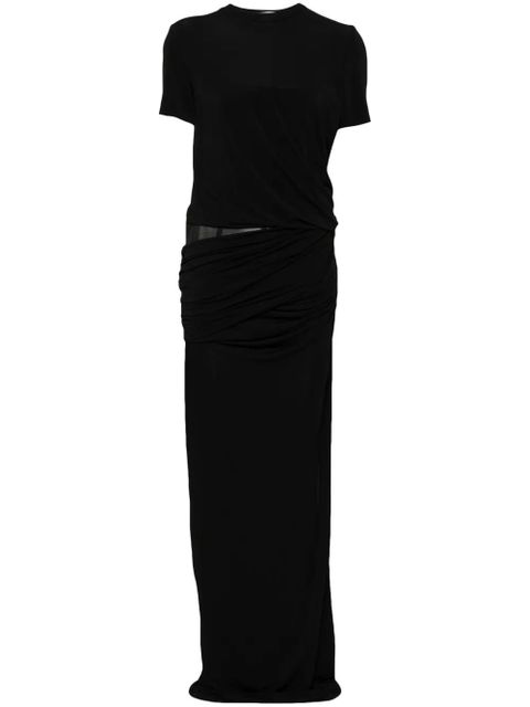 Christopher Esber coiled jersey corseted tee gown dress - Black - zdjęcie produktu nr 1