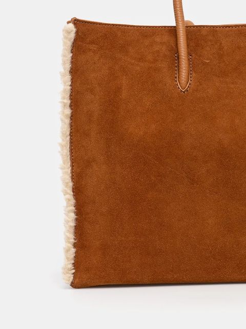 Coccinelle torebka COCCINELLEMYRTHA ECO SHE. kolor brązowy E1 RXK 18 02 01