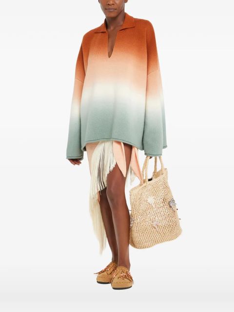 Alanui Shades of Shore long-sleeve sweater - Orange - zdjęcie produktu nr 2