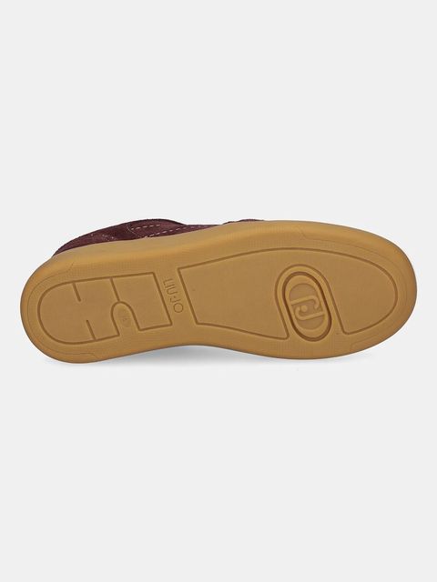 Liu Jo sneakersy zamszowe CONNOR 01 damskie kolor bordowy BF5069PX002S3805 - zdjęcie produktu nr 2