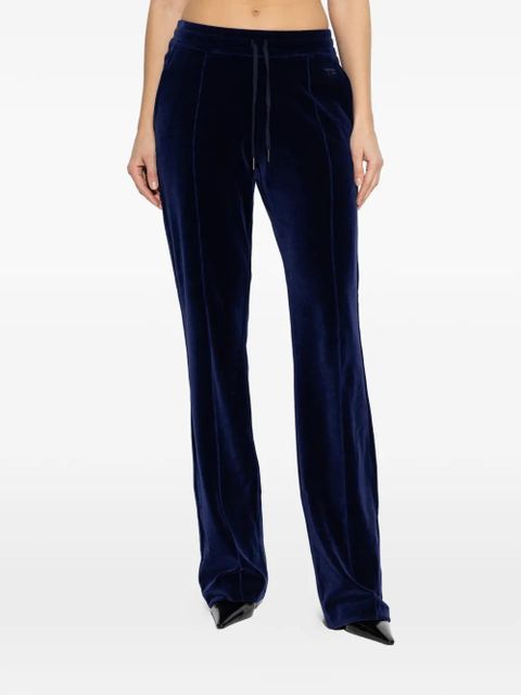 TOM FORD drawstring-fastening panelled trousers - Blue