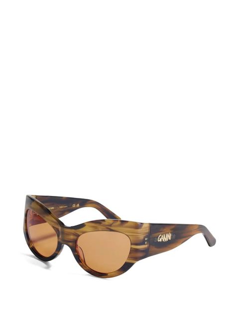 GANNI x Ace & Tate Trixie sunglasses - Brown - zdjęcie produktu nr 2
