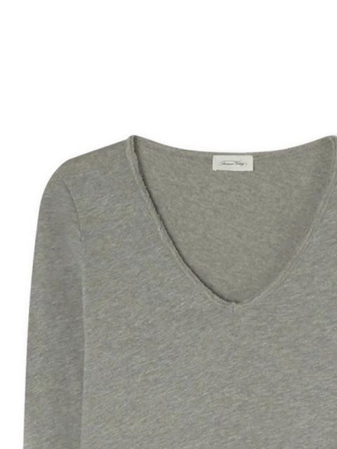 American Vintage Sonoma V-neck top - Grey - zdjęcie produktu nr 2