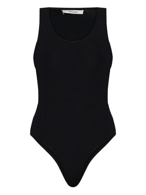 ENTIRE STUDIOS ribbed playsuit - Black - zdjęcie produktu nr 1