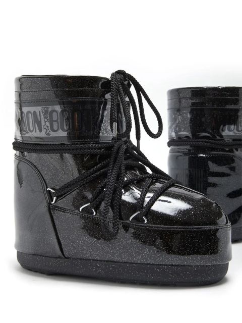 Moon Boot Icon Low Glitter boots - Black - zdjęcie produktu nr 2