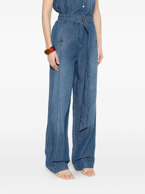 PINKO belted jumpsuit - Blue