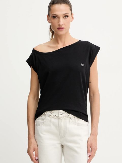 Miss Sixty t-shirt bawełniany damski kolor czarny 6S3SJ32500 - zdjęcie produktu nr 1