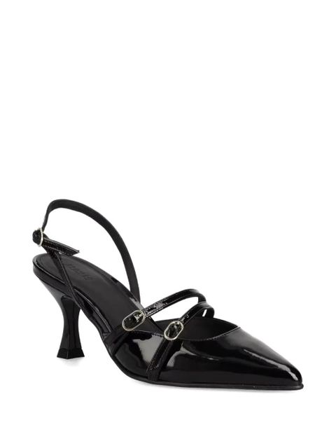 ALOHAS 75mm patent-leather slingback pumps - Black - zdjęcie produktu nr 2
