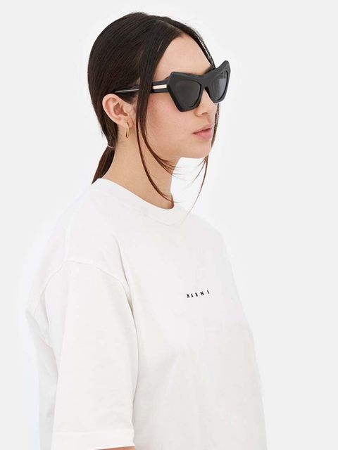 Marni okulary przeciwsłoneczne Devil's Pool Black damskie kolor czarny EYMRN00025.001.ZTJ - zdjęcie produktu nr 1