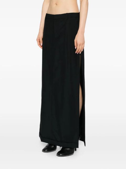 Alexander Wang tailored maxi skirt - Black