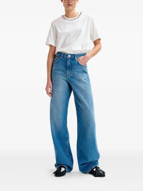 Essentiel Antwerp crystal-embellished jeans - Blue