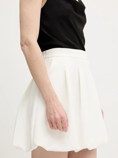 Answear.LAB spódnica kolor biały mini prosta