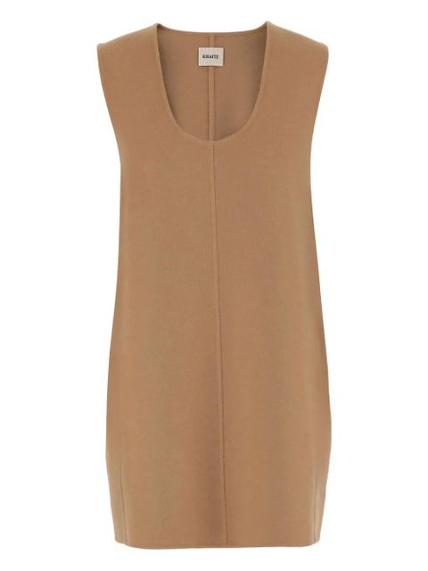 KHAITE scoop-neck sleeveless dress - Neutrals - zdjęcie produktu nr 1