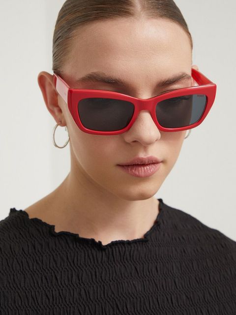 HUGO okulary przeciwsłoneczne damskie kolor czarny HG 1264/S