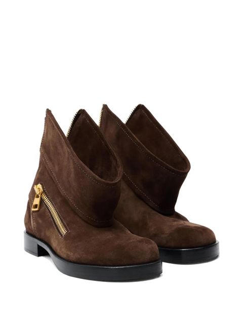 JW Anderson leather ankle boots - Brown - zdjęcie produktu nr 2