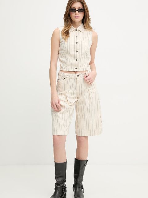 Guess Jeans szorty damskie bawełniane - zdjęcie produktu nr 1