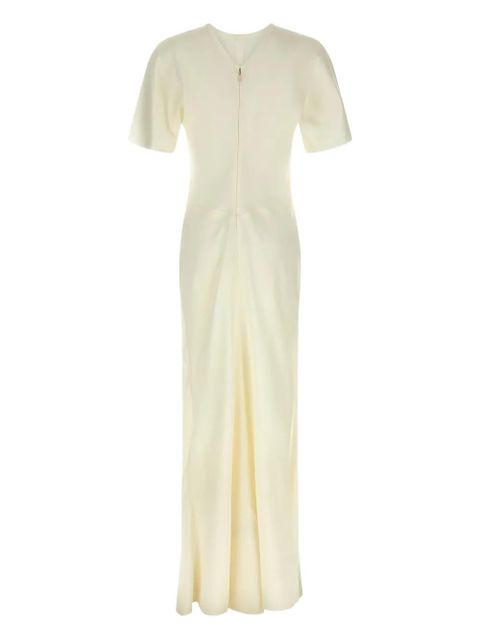 Victoria Beckham Isabella draped gown dress - Neutrals