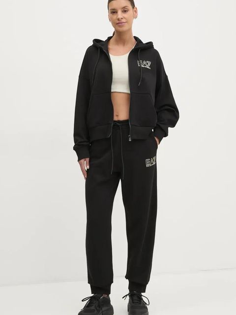 EA7 Emporio Armani dres damski kolor czarny AF12473.7W000110 - zdjęcie produktu nr 1