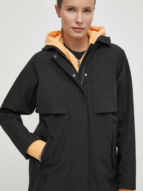 Helly Hansen kurtka przeciwdeszczowa damska kolor czarny przejściowa 54090