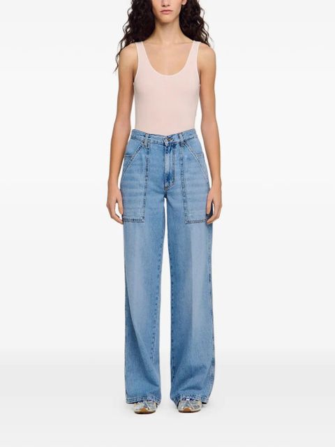 SANDRO side-pocket jeans - Blue - zdjęcie produktu nr 2