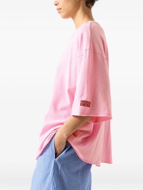 American Vintage short-sleeve crew-neck T-shirt - Pink