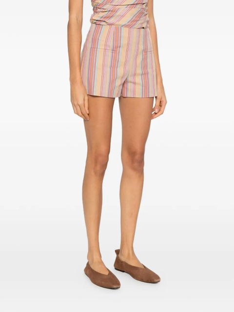 Faithfull the Brand striped pocket shorts - Neutrals