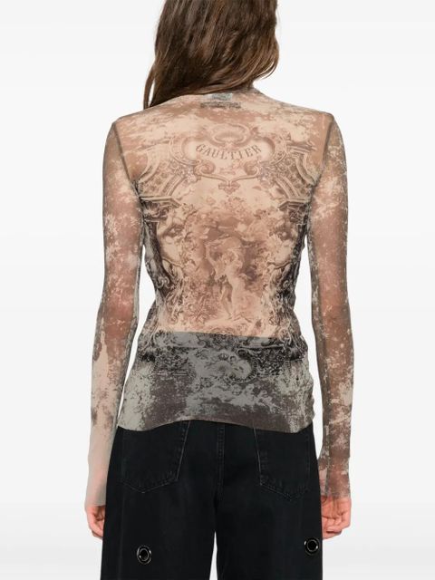 Jean Paul Gaultier mesh top - Neutrals