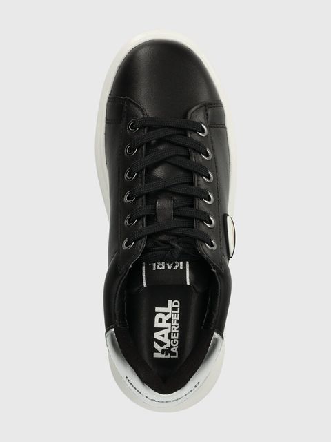 Karl Lagerfeld sneakersy skórzane KAPRI kolor czarny KL62530N