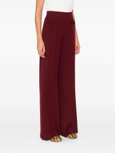 SANDRO wide-leg trousers - Red