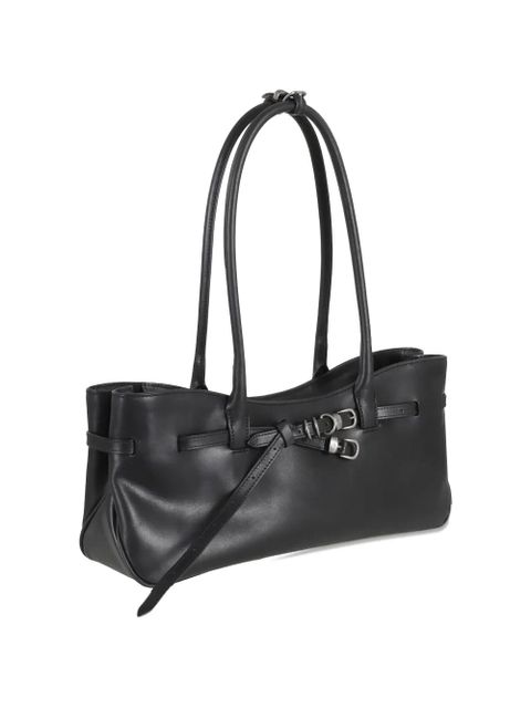Marge Sherwood buckle-detail shoulder bag - Black
