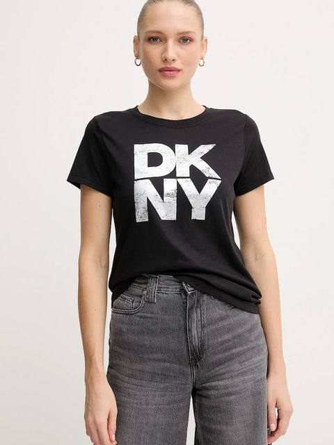 Dkny t-shirt damski kolor czarny DJ5T1631 - zdjęcie produktu nr 1