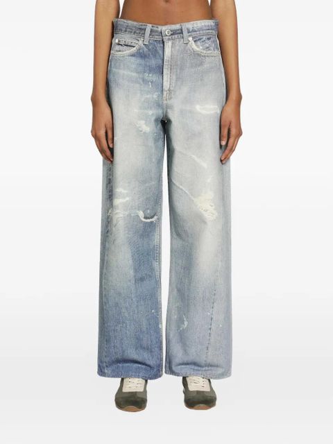 OUR LEGACY full cut distressed jeans - Blue - zdjęcie produktu nr 1