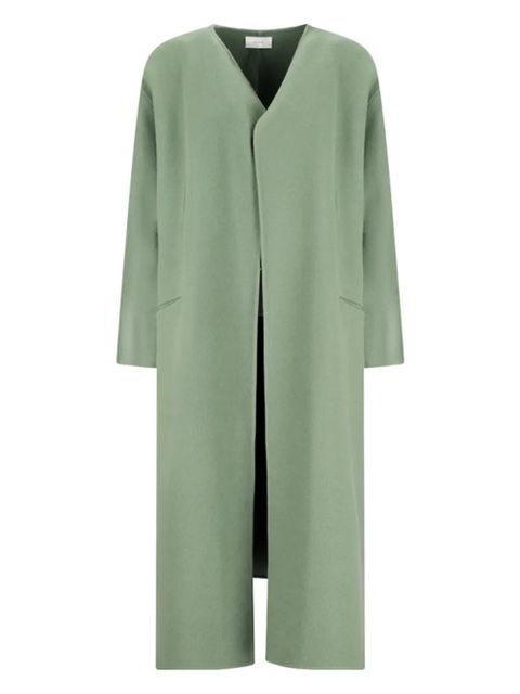 The Row Priske V-neck wool coat - Green - zdjęcie produktu nr 1